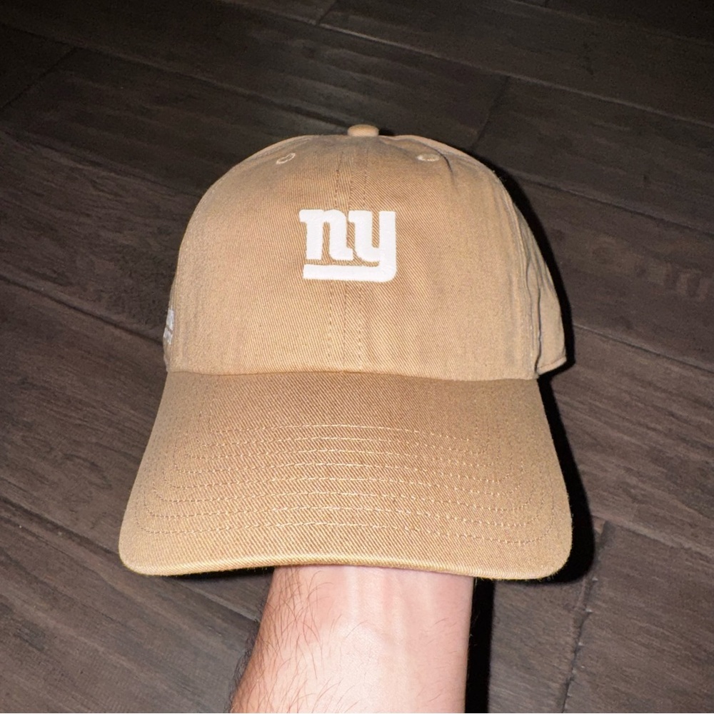 47 Brand Tan Cap with White Embroidered Logo